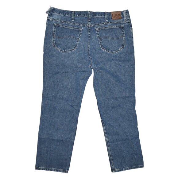 LEE Men's Classic Fit Jeans Dark Wash Denim Size 40x30 Vintage - Picture 3 of 10